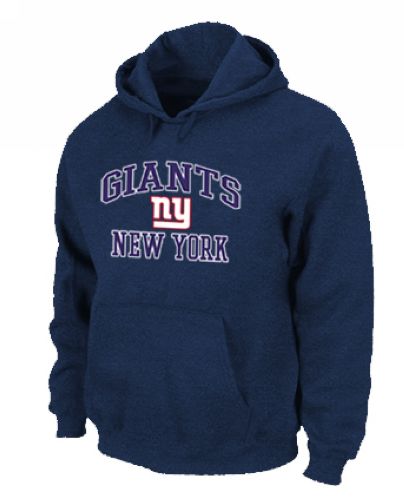 NFL Men's Nike New York Giants Heart & Soul Pullover Hoodie - Blue